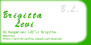 brigitta levi business card